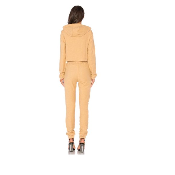 Tan Sweatsuit by DANIELLE GUIZIO. Size L. - Picture 3 of 9